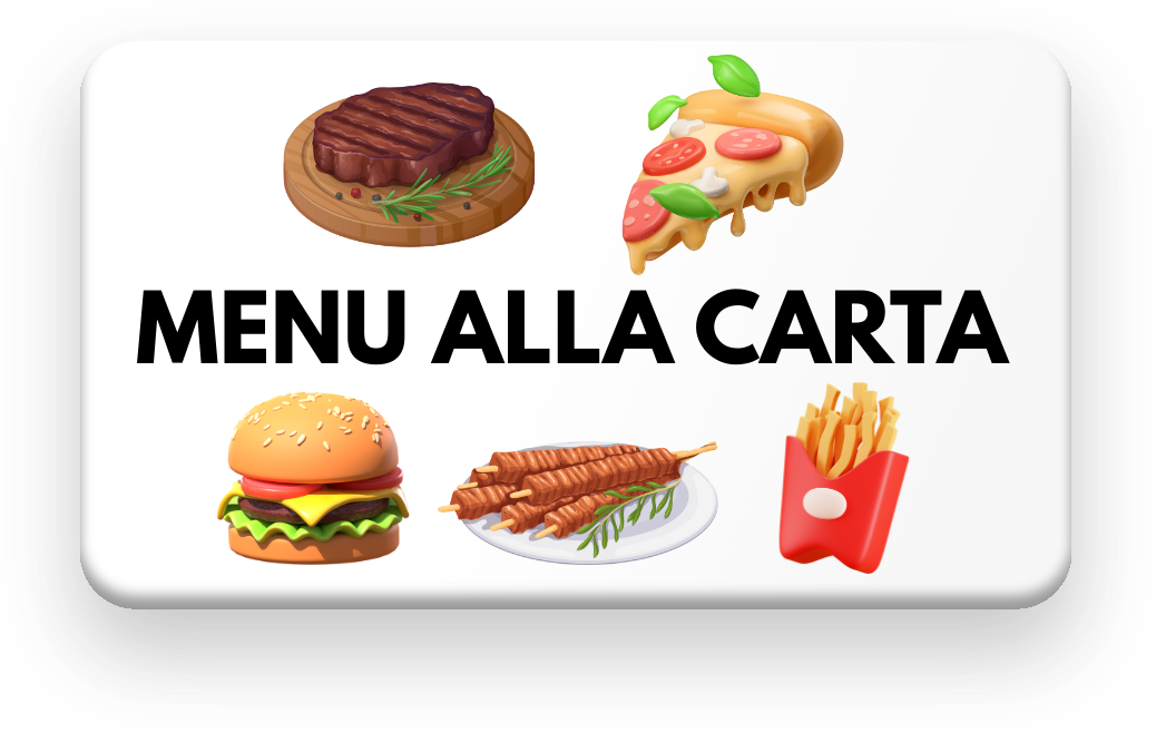 menu alla carta